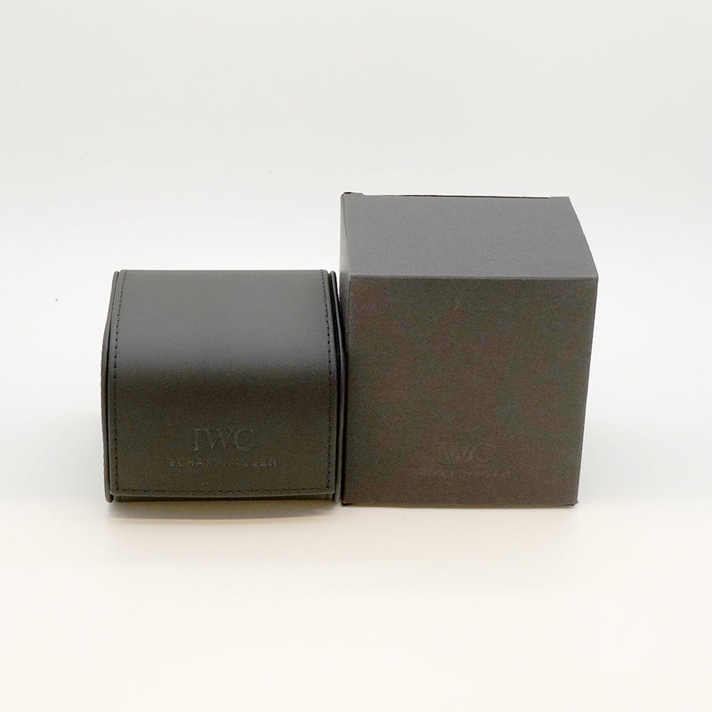 【6whb0127】IWC アイダブリューシー シャフハウゼン スピットファイア IW326801 黒文字盤【中古】腕時計 メンズ