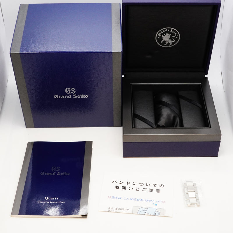 【6whb0133】セイコー グランドセイコー SBGX261/9F62-0AB0 黒文字盤【中古】腕時計 メンズ