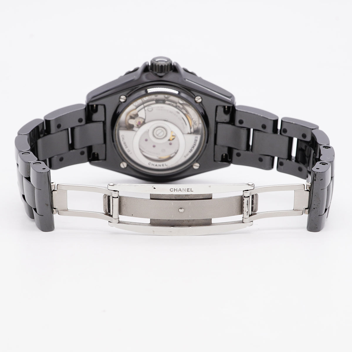 【6whb0140】シャネル J12 ウォンテッド ドゥ シャネル H7418 黒文字盤【中古】腕時計 メンズ