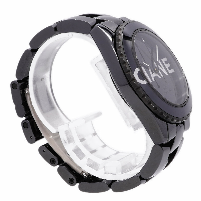 【6whb0140】シャネル J12 ウォンテッド ドゥ シャネル H7418 黒文字盤【中古】腕時計 メンズ