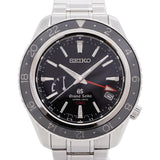 【6whb0148】セイコー グランドセイコー GMT パワーリザーブ SBGE001 黒文字盤【中古】腕時計 メンズ