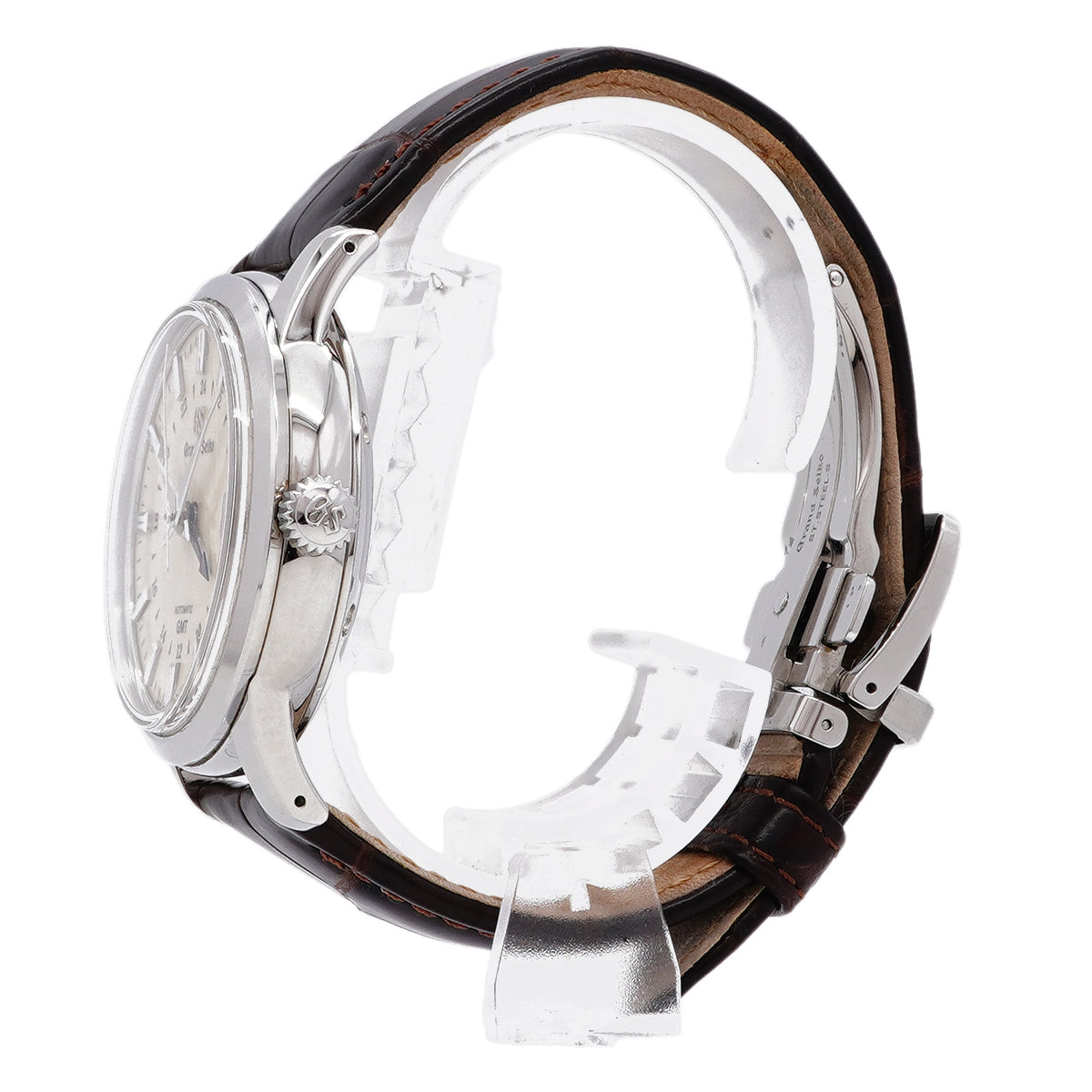 【6whb0160】セイコー グランドセイコー メカニカル GMT SBGM221 ベージュ文字盤【中古】腕時計 メンズ