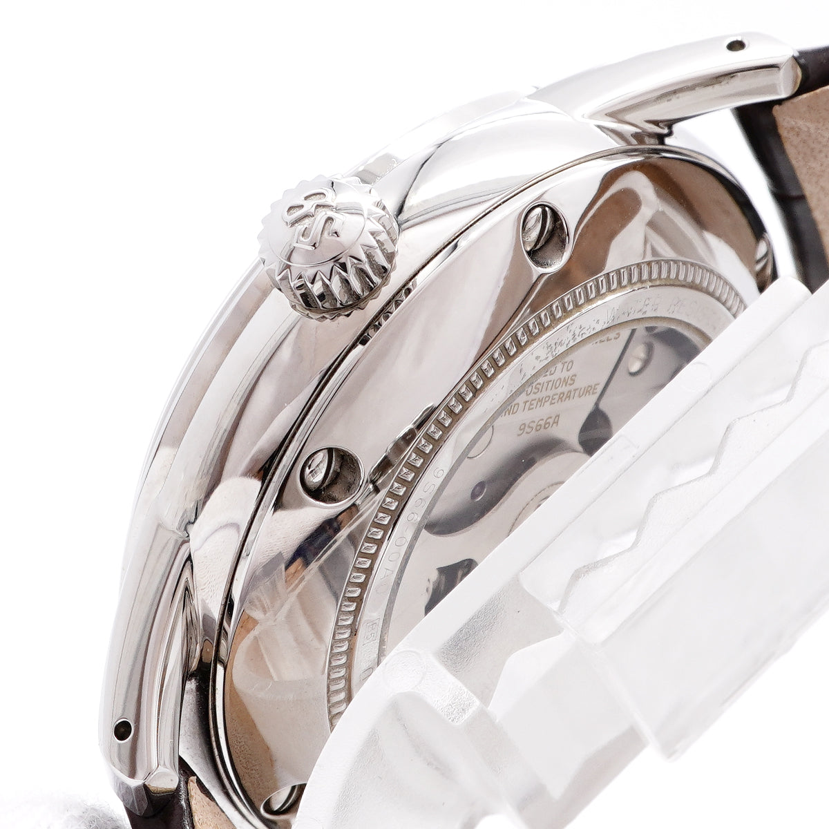 【6whb0160】セイコー グランドセイコー メカニカル GMT SBGM221 ベージュ文字盤【中古】腕時計 メンズ