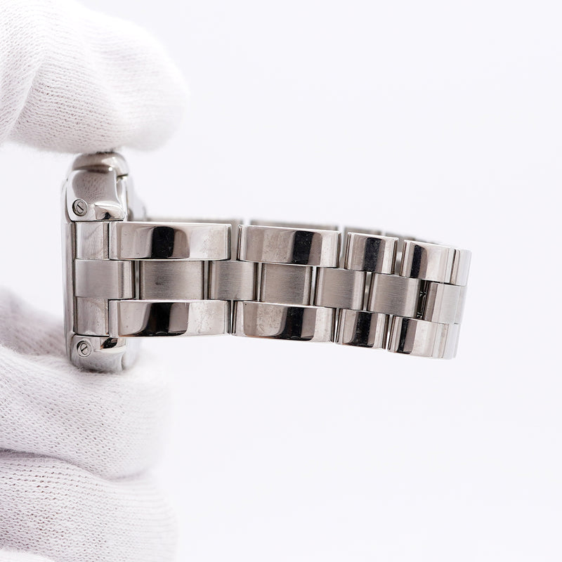 【6whc0171】カルティエ ロードスターSM W62016V3 シルバー文字盤【中古】腕時計 レディース