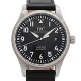 【6whc0198】IWC アイダブリューシー シャフハウゼン パイロットウォッチ マーク18 IW327009 黒文字盤【中古】腕時計 メンズ