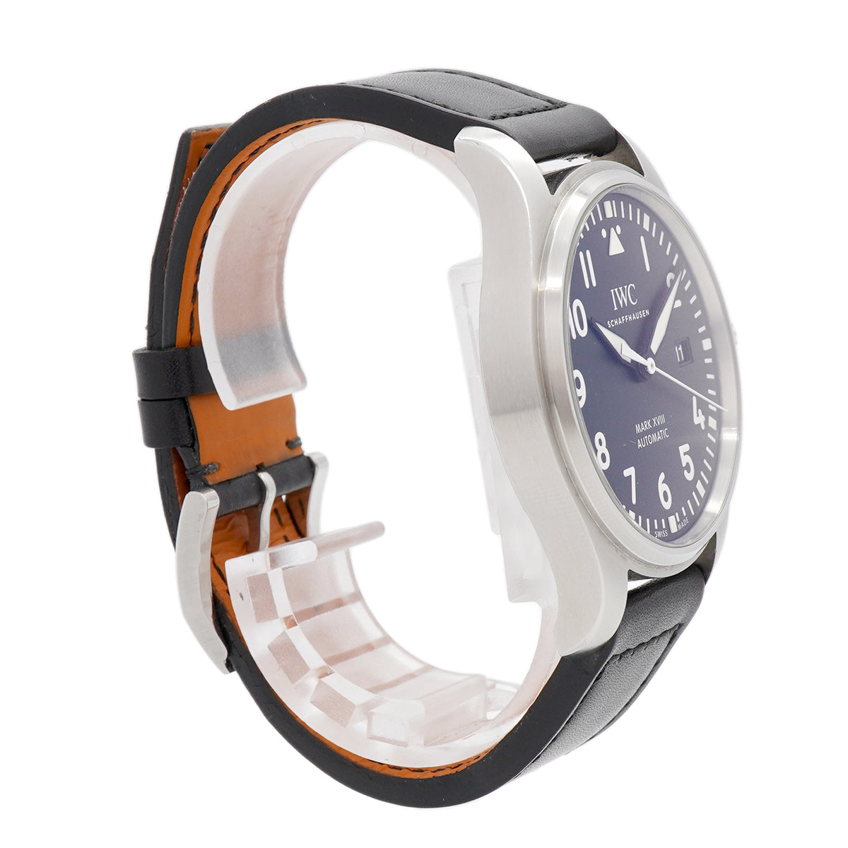 【6whc0198】IWC アイダブリューシー シャフハウゼン パイロットウォッチ マーク18 IW327009 黒文字盤【中古】腕時計 メンズ