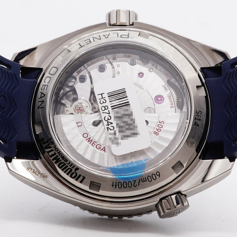 【6whc0222】オメガ シーマスター プラネット オーシャン 232.92.44.22.03.001 青文字盤【中古】腕時計 メンズ