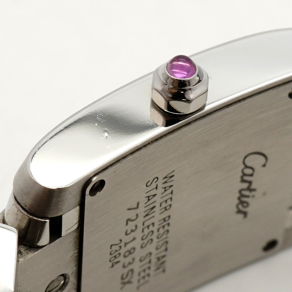 【6whc0245】カルティエ タンクフランセーズ SM W51028Q3 ピンク文字盤【中古】腕時計 レディース