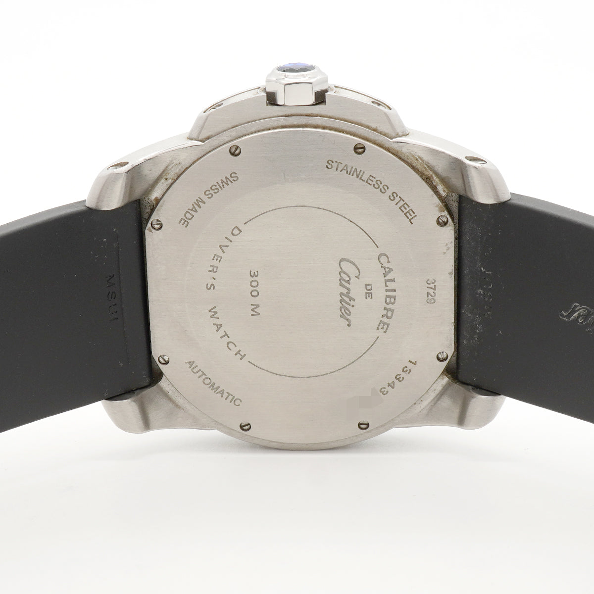 【6whc0258】カルティエ カリブルダイバー W7100056 黒文字盤【中古】腕時計 メンズ