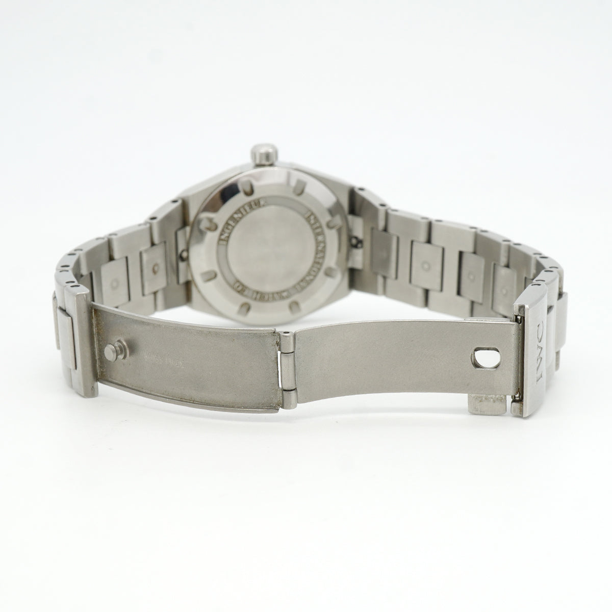 【6whd0262】IWC アイダブリューシー シャフハウゼン インヂュニア ミッドサイズ IW451503 シルバー文字盤【中古】腕時計 ボーイズ