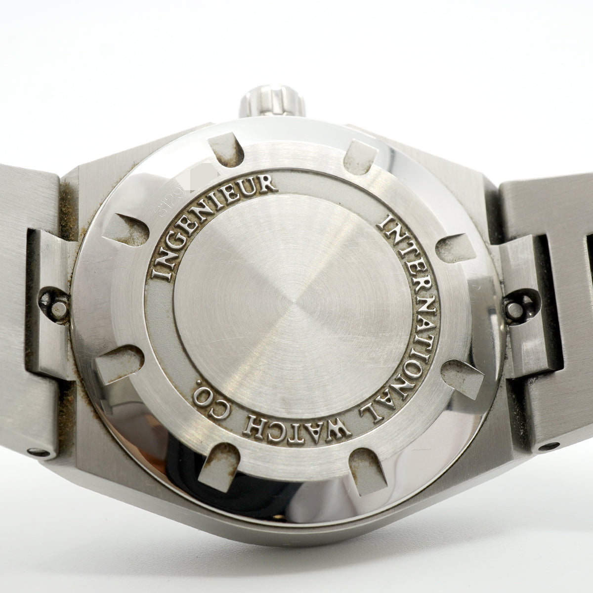 【6whd0262】IWC アイダブリューシー シャフハウゼン インヂュニア ミッドサイズ IW451503 シルバー文字盤【中古】腕時計 ボーイズ