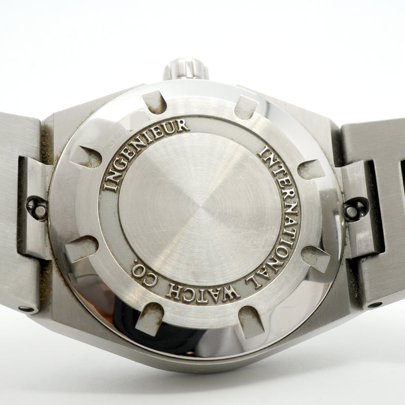 【6whd0262】IWC アイダブリューシー シャフハウゼン インヂュニア ミッドサイズ IW451503 シルバー文字盤【中古】腕時計 ボーイズ