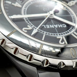 【6whd0265】シャネル J12 H0685 黒文字盤【中古】腕時計 メンズ