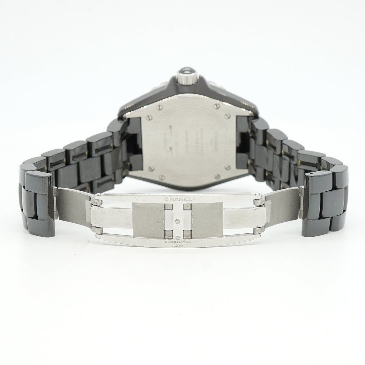 【6whd0265】シャネル J12 H0685 黒文字盤【中古】腕時計 メンズ