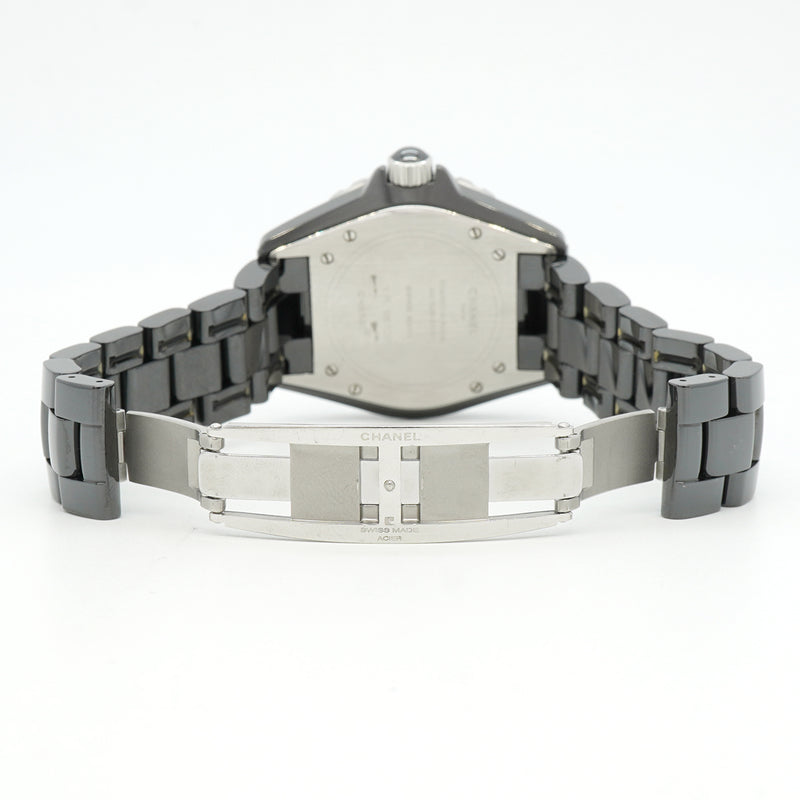 【6whd0265】シャネル J12 H0685 黒文字盤【中古】腕時計 メンズ