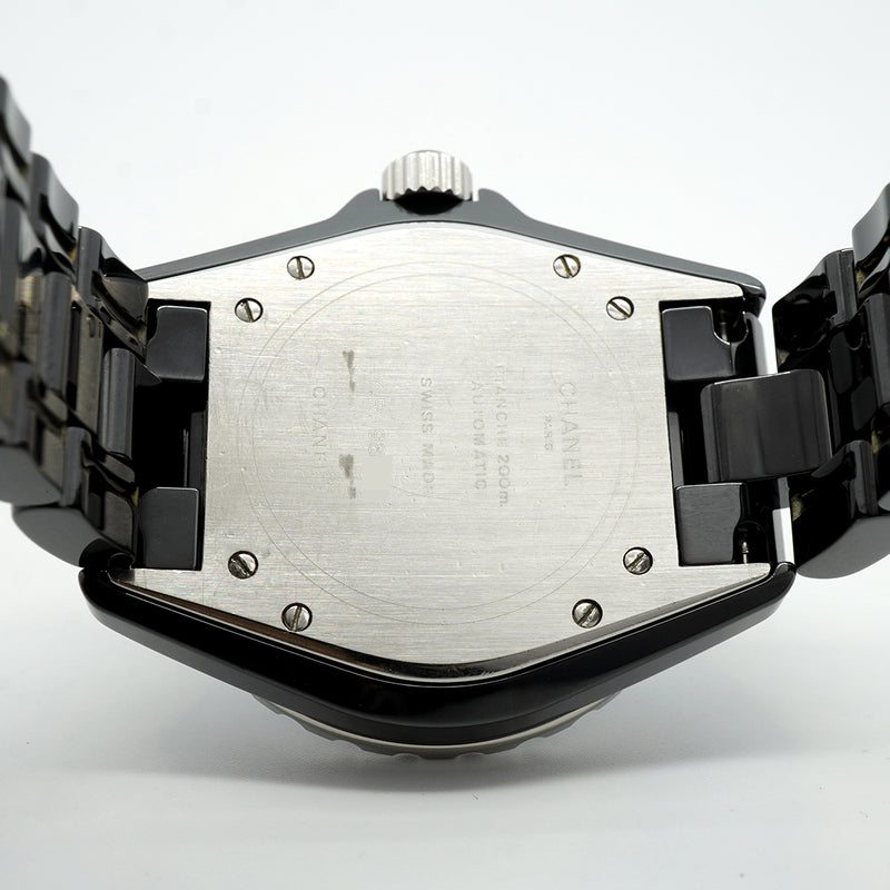 【6whd0265】シャネル J12 H0685 黒文字盤【中古】腕時計 メンズ