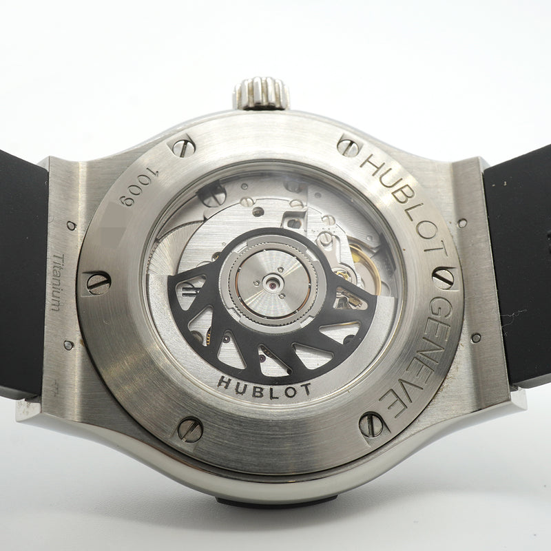 【6whd0267】ウブロ クラシックフュージョン 542.NX.1170.RX 黒文字盤【中古】腕時計 メンズ