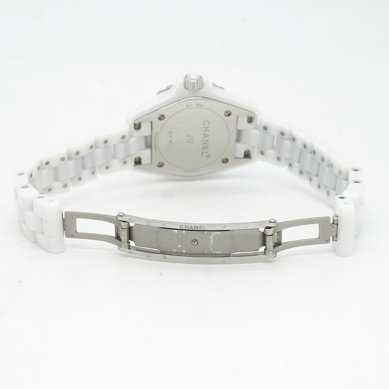 【6whd0269】シャネル J12 8Pダイヤ H2570 白文字盤【中古】腕時計 レディース
