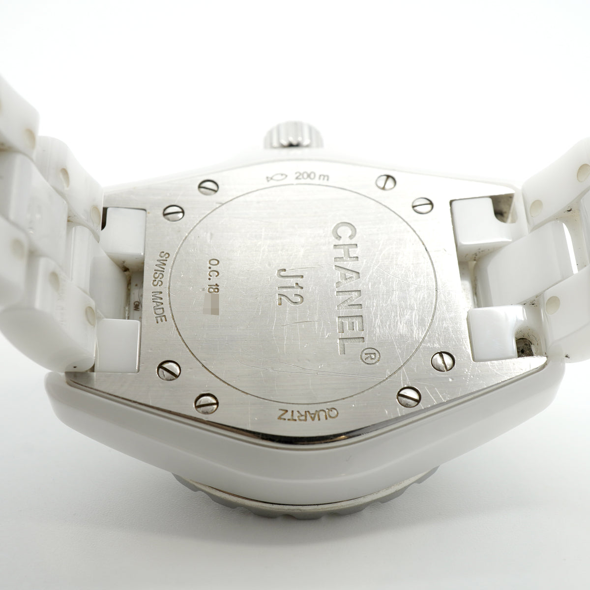 【6whd0270】シャネル J12 ダイヤ H2429 白文字盤【中古】腕時計 レディース
