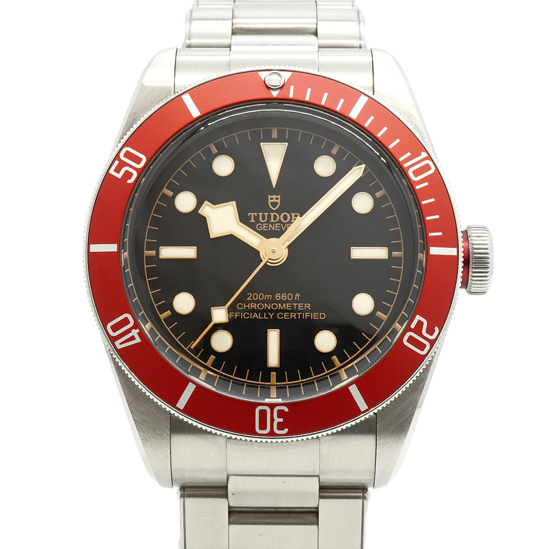 【6whd0273】チュードル ヘリテージ ブラックベイ 79230R 黒文字盤【中古】腕時計 メンズ