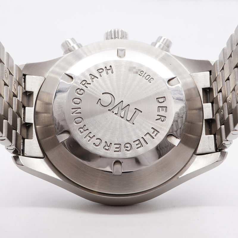 【6whd0278】IWC アイダブリューシー シャフハウゼン パイロット スピットファイアー クロノグラフ IW370623 シルバー文字盤【中古】腕時計 メンズ