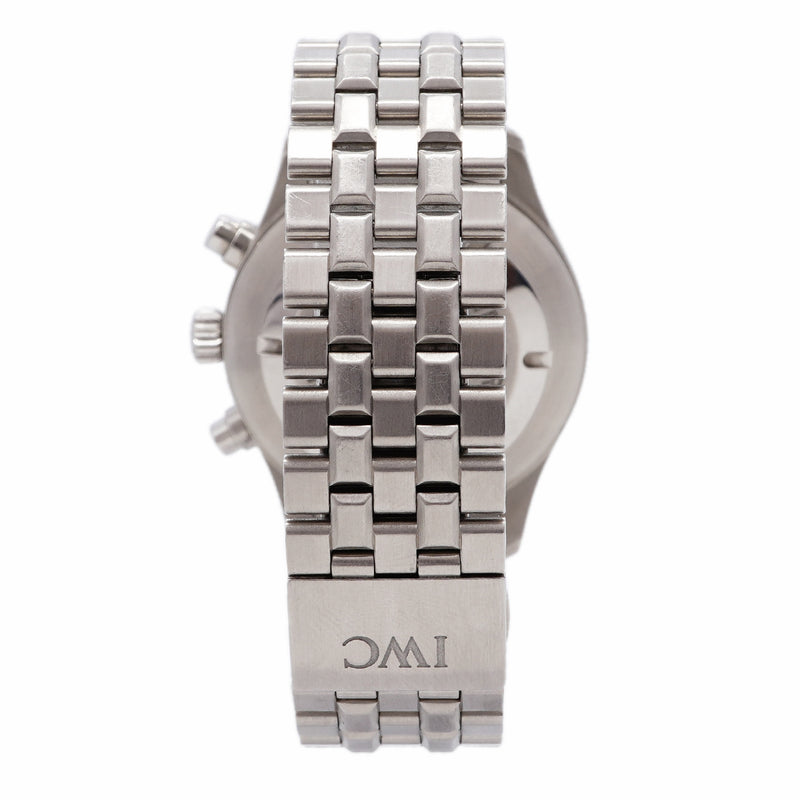 【6whd0278】IWC アイダブリューシー シャフハウゼン パイロット スピットファイアー クロノグラフ IW370623 シルバー文字盤【中古】腕時計 メンズ