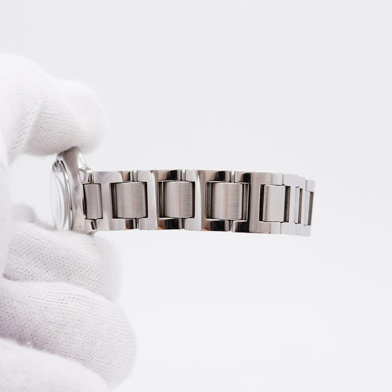 【6whd0279】カルティエ バロンブルーSM W69010Z4 シルバー文字盤【中古】腕時計 レディース