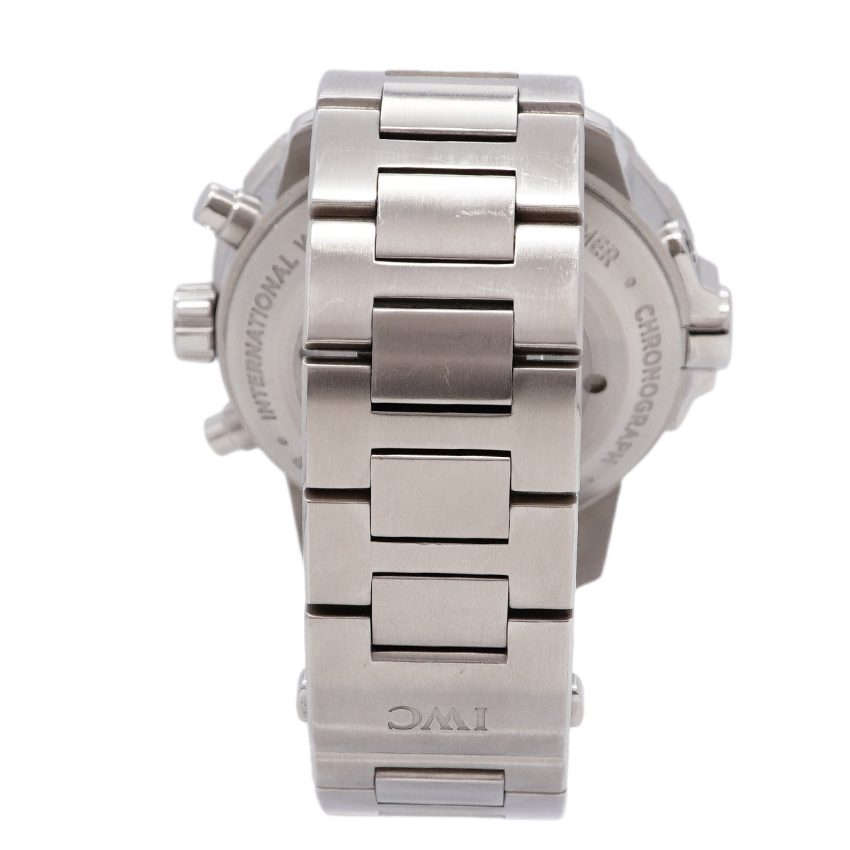 【6whd0283】IWC アイダブリューシー シャフハウゼン アクアタイマー クロノグラフ IW376803 黒文字盤【中古】腕時計 メンズ