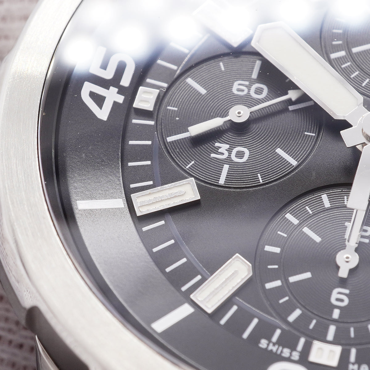 【6whd0283】IWC アイダブリューシー シャフハウゼン アクアタイマー クロノグラフ IW376803 黒文字盤【中古】腕時計 メンズ