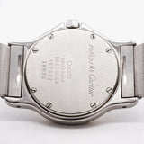 【6whd0291】カルティエ サントスオクタゴンLM W2001583 ベージュ文字盤【中古】腕時計 メンズ レディース ユニセックス