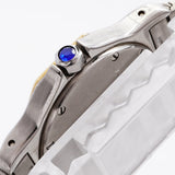 【6whd0291】カルティエ サントスオクタゴンLM W2001583 ベージュ文字盤【中古】腕時計 メンズ レディース ユニセックス