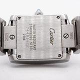【6whd0293】カルティエ タンクフランセーズSM W51008Q3 アイボリー文字盤【中古】腕時計 レディース