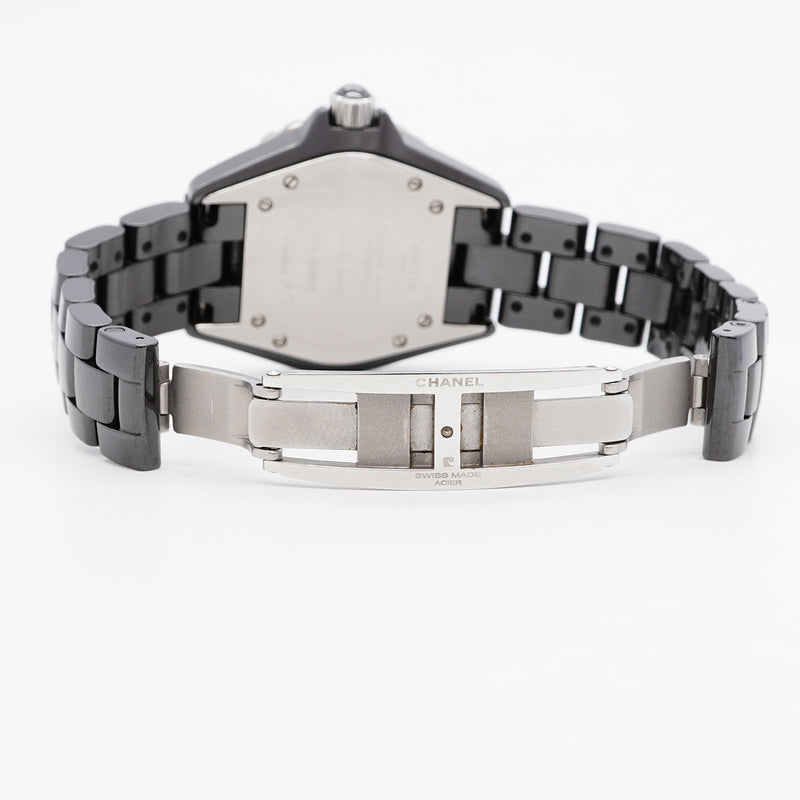 【6whd0305】シャネル J12 H0682 黒文字盤【中古】腕時計 レディース