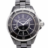 【6whd0305】シャネル J12 H0682 黒文字盤【中古】腕時計 レディース