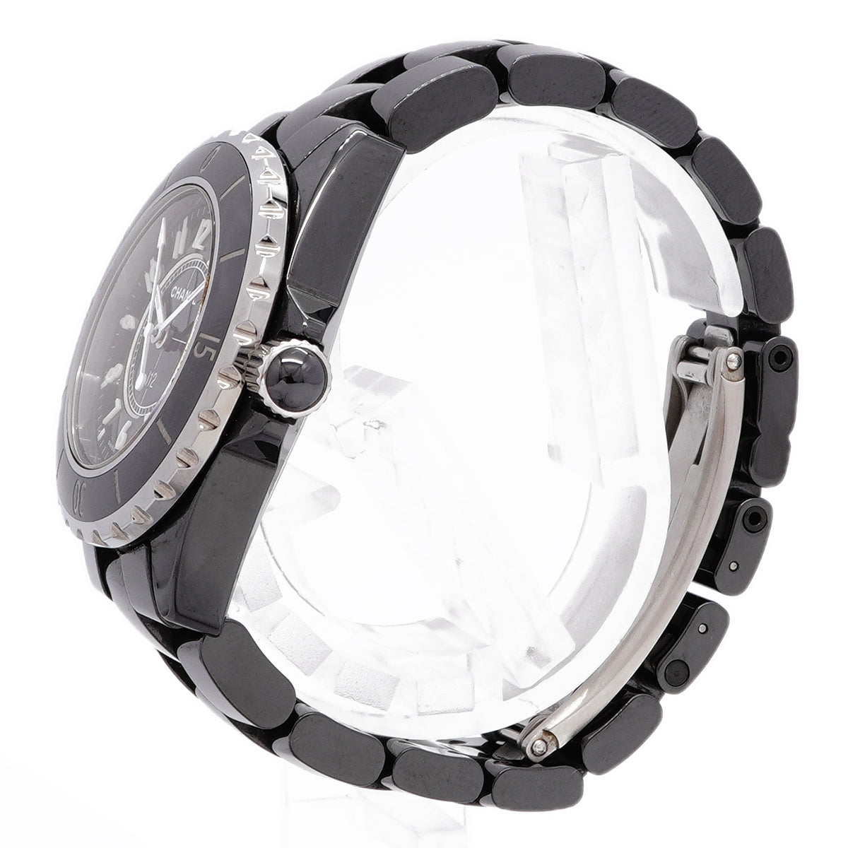 【6whd0305】シャネル J12 H0682 黒文字盤【中古】腕時計 レディース