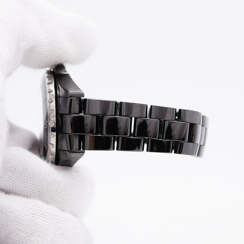 【6whd0305】シャネル J12 H0682 黒文字盤【中古】腕時計 レディース