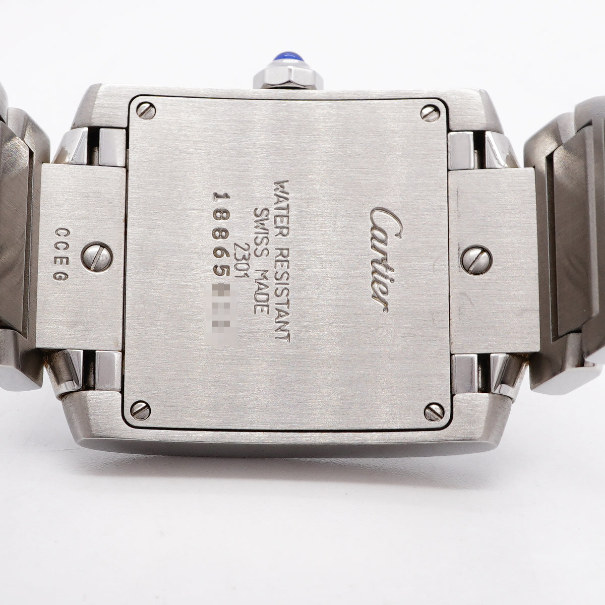 【6whd0312】カルティエ タンクフランセーズMM W51003Q3 アイボリー文字盤【中古】腕時計 メンズ レディース ユニセックス