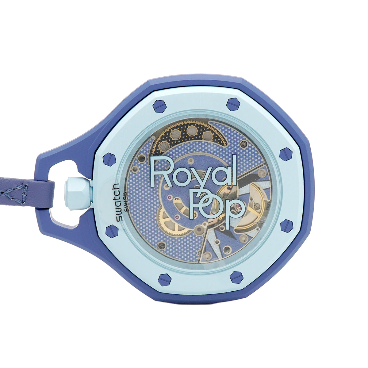 【6whd0318】スウォッチ×オーデマ・ピゲ ロイヤル ポップ SSX03L100N 青文字盤【中古】腕時計 メンズ レディース ユニセックス