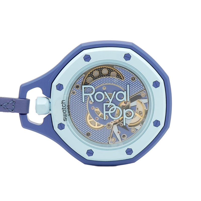 【6whd0318】スウォッチ×オーデマ・ピゲ ロイヤル ポップ SSX03L100N 青文字盤【中古】腕時計 メンズ レディース ユニセックス