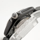 【6whd0320】シャネル J12 キャリバー12.1 ダイヤモンドベゼル H6526 黒文字盤【中古】腕時計 メンズ