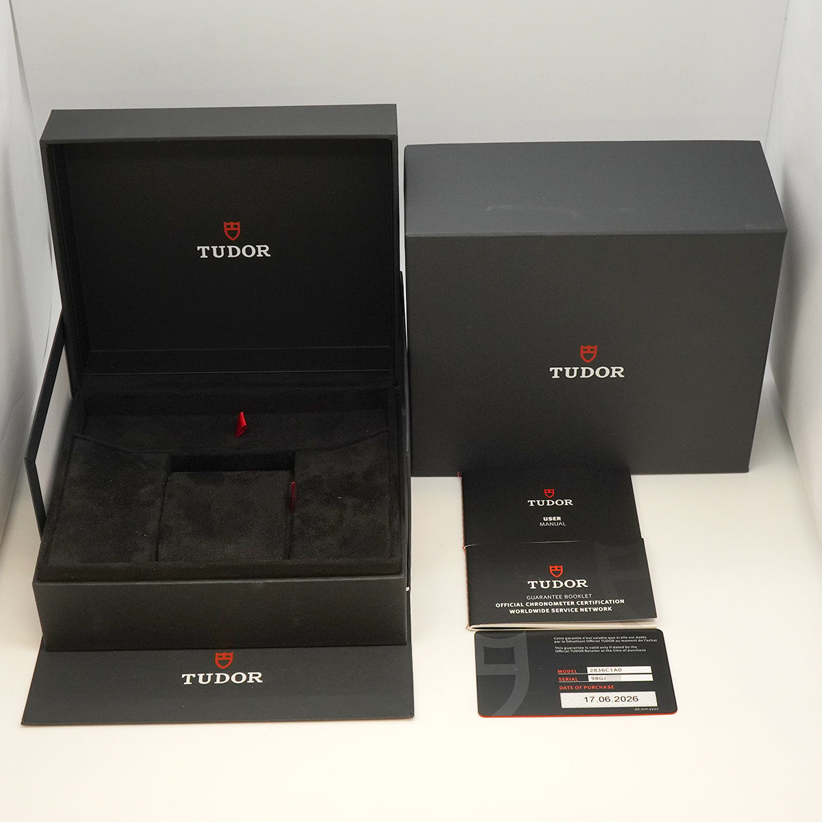 【6whd0325】チュードル ロイヤル 2836C1A0 黒文字盤【中古】腕時計 メンズ