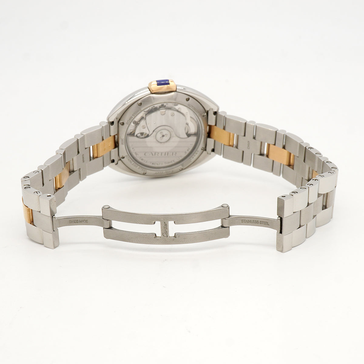 【6whd0329】カルティエ クレドゥカルティエ W2CL0003 シルバー文字盤【中古】腕時計 ボーイズ
