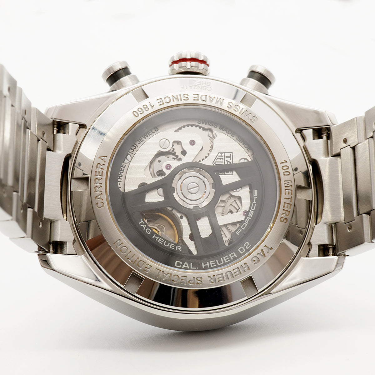 【6whd0335】タグホイヤー カレラ ポルシェ スペシャルエディション CBN2A1F 黒文字盤【中古】腕時計 メンズ