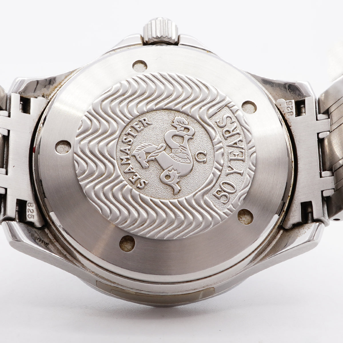 【6whe0346】オメガ シーマスター GMT 50周年記念 2534.50 黒文字盤【中古】腕時計 メンズ