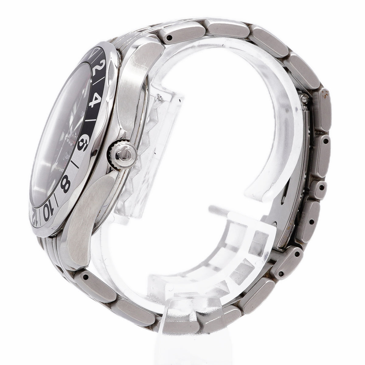 【6whe0346】オメガ シーマスター GMT 50周年記念 2534.50 黒文字盤【中古】腕時計 メンズ