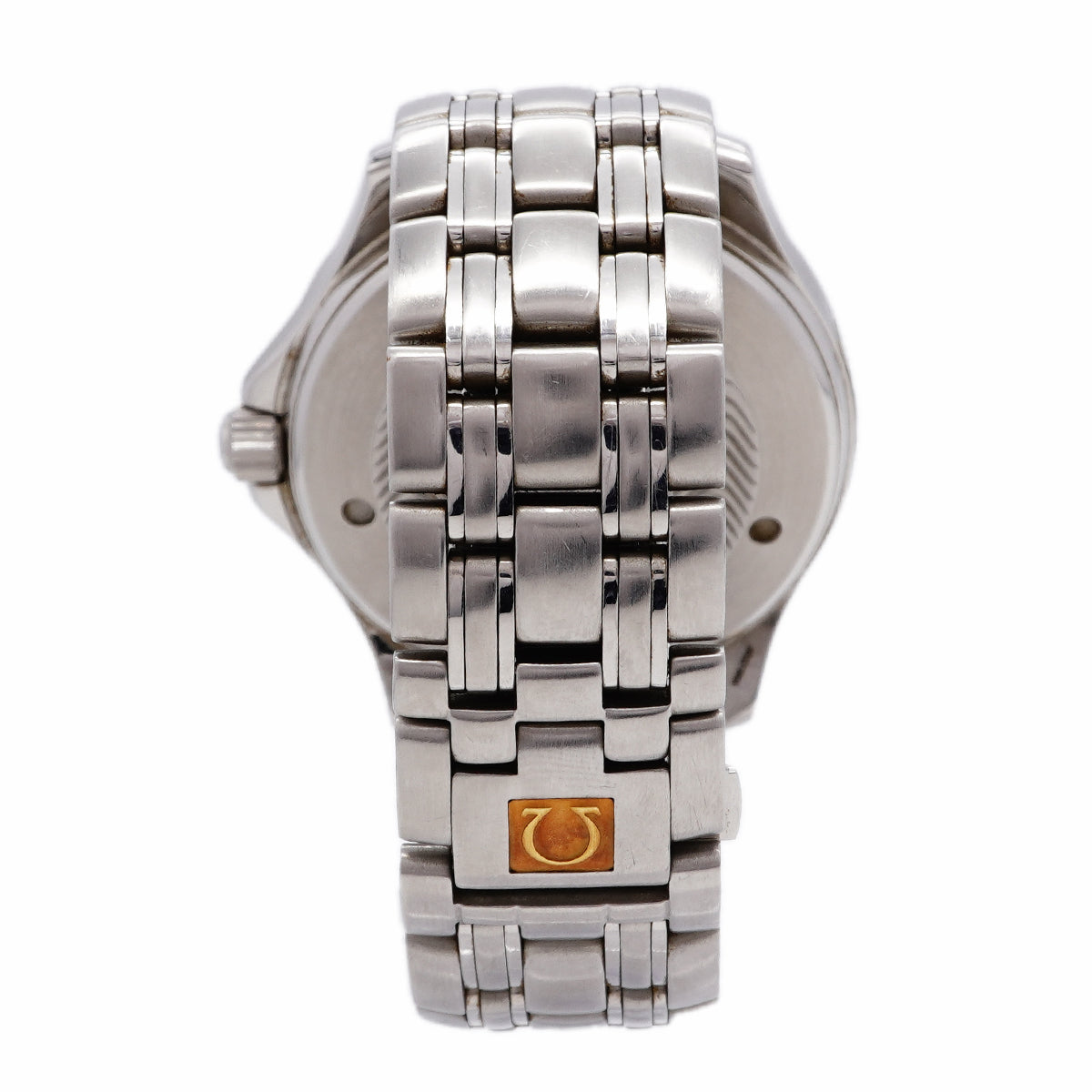 【6whe0346】オメガ シーマスター GMT 50周年記念 2534.50 黒文字盤【中古】腕時計 メンズ