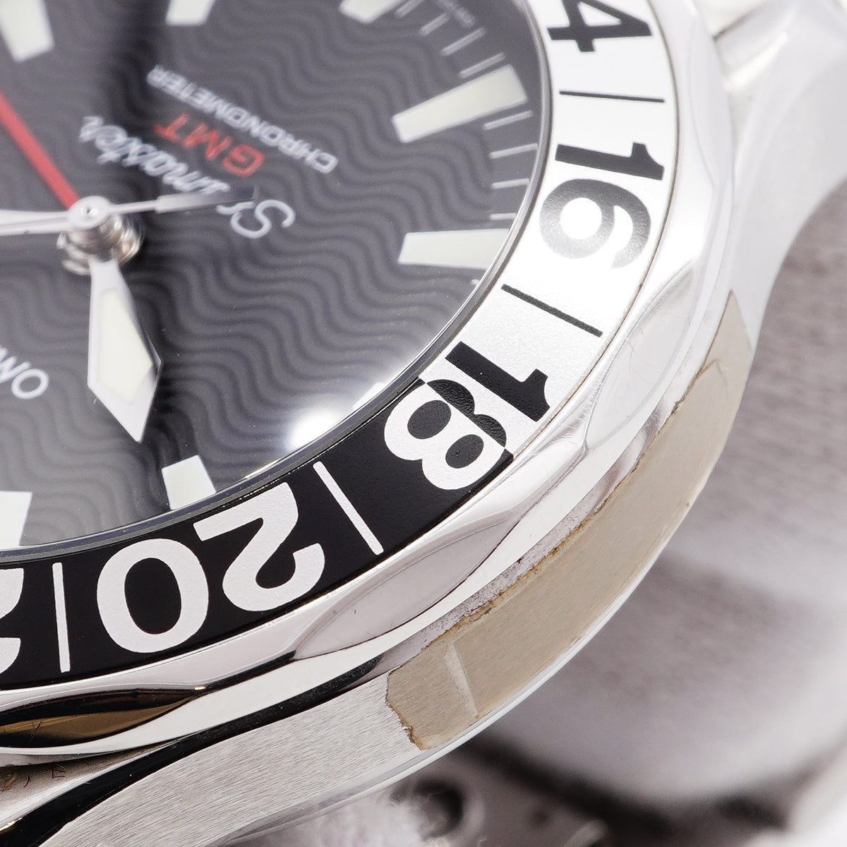 【6whe0346】オメガ シーマスター GMT 50周年記念 2534.50 黒文字盤【中古】腕時計 メンズ