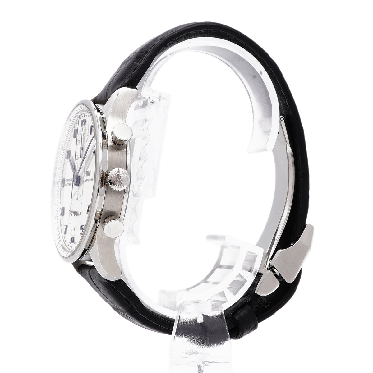 【6whe0351】IWC アイダブリューシー シャフハウゼン ポルトギーゼ クロノグラフ IW371446 シルバー文字盤【中古】腕時計 メンズ