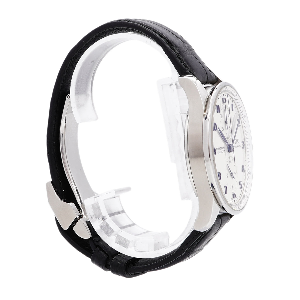 【6whe0351】IWC アイダブリューシー シャフハウゼン ポルトギーゼ クロノグラフ IW371446 シルバー文字盤【中古】腕時計 メンズ