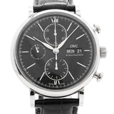 【6whe0369】IWC アイダブリューシー シャフハウゼン ポートフィノ クロノグラフ IW391029 黒文字盤【中古】腕時計 メンズ